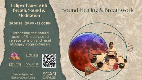 Eclipse Pause with Breath, Sound Healing & Meditation