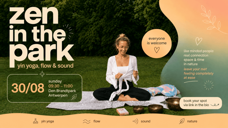 Zen in the park - yin yoga flow & sound