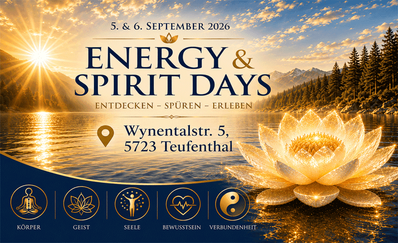 Energy & Spirit Days 2026 – Entdecken. Spüren. Erleben.